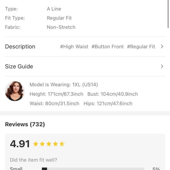 SHEIN red and white striped button up short sleeve dress - Picture 4 of 4